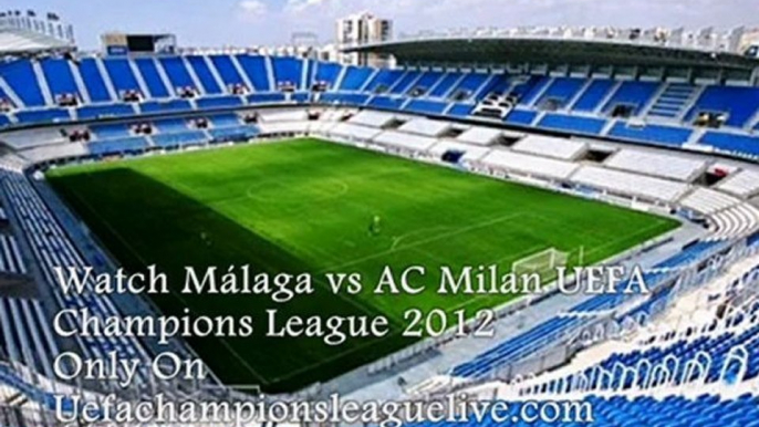 Wed 24 Oct Football UEFA Champions League AC Milan vs Malaga Live