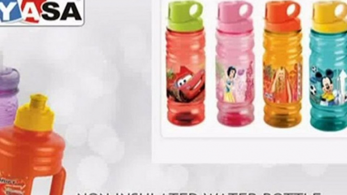 Non Insulated Water Bottles for Kids, Plastic Water Bottles by Nayasa Housewares