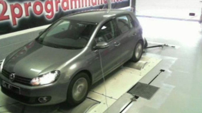 ::: o2programmation ::: Volkswagen Golf 6 DSG7 1.6 tdi 105 reprogrammation moteur@148ch