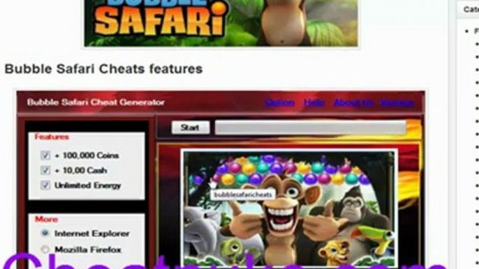 Buble Safari Cheats hacks Bot