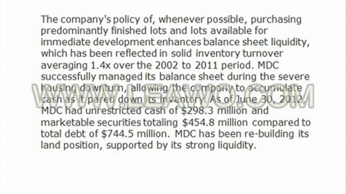 talinec holdings ltd l TEXT-Fitch affirms MDC Holdings ratings