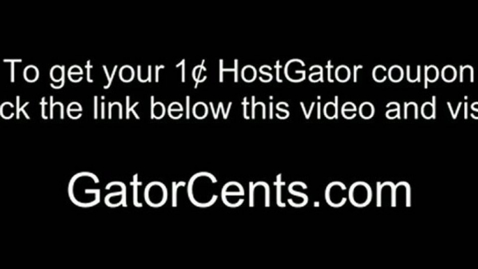 Hostgator Web Hosting Packages - Hosting Coupon: GATORCENTS