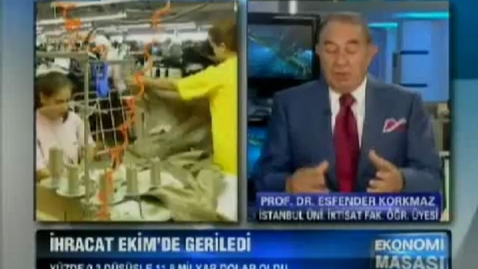 İhracat Ekim'de Geriledi - Bugün TV - Ekonomi Masası