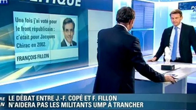 La rivalité entre François Fillon et Jean-François Copé n’était pas perceptible durant le débat