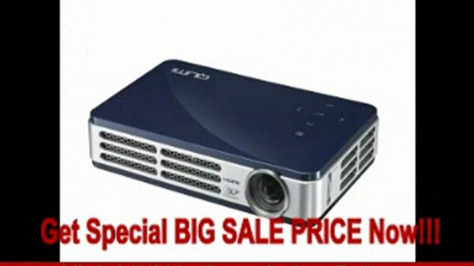 Vivitek Qumi Q5 500 Lumen WXGA HD 720p HDMI 3D-Ready Pocket DLP Projector with 4GB Memory (Blue)