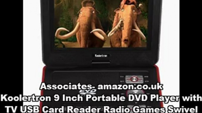 Koolertron 9 Inch Portable DVD Player - Best Portable DVD Player 2012