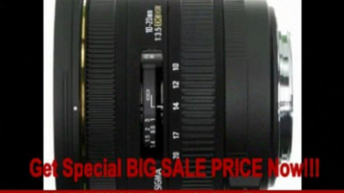 Sigma 10-20mm f/3.5 EX DC HSM ELD SLD Aspherical Super Wide Angle Lens for Sony Digital SLR Cameras