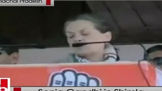 Sonia Gandhi in Shimla explains UPA policies for welfare of the women