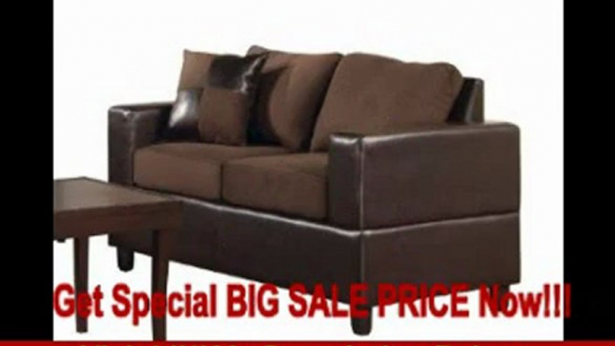 BEST BUY Acme Loveseat, Chocolate