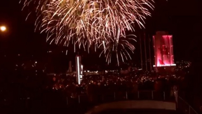 Canada Day Fireworks at Canada Place Vancouver British Columbia July 1st 2012