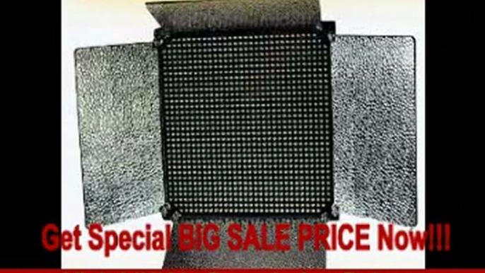 SPECIAL DISCOUNT ePhoto 1000 LED Video Light Panel 0-100 percent Dimmable and Color Changing 1000 LED from 3500K- 6000K Temp LED1000A COLOR