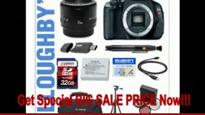 Canon EOS Rebel T3i 18 MP CMOS Digital SLR Camera Body + Canon EF 50mm f/1.8 II + LexSpeed 32GB SDHC Class 10 Memory Card + Sunpak 6600DX Digital Tripod + Canon LPE8 Spare Battery + 3pc Essential Filter Kit + Canon Deluxe Gadget Bag & Much More! REVIEW