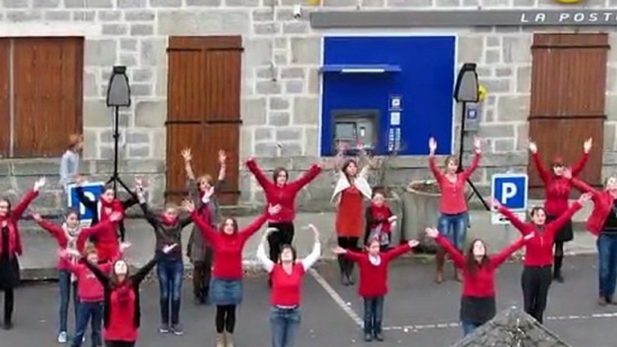 Flash Mob au Mazet-Saint-Voy  -  Rise Up