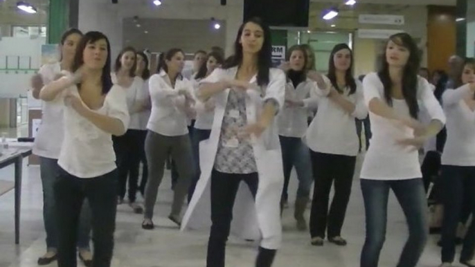 L'opération mains propres s'est déclinée en danse et en musique ce lundi à l'hôpital de Carcassonne.