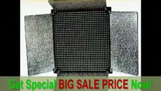 [SPECIAL DISCOUNT] ePhoto 1000 LED Video Light Panel 0-100 percent Dimmable and Color Changing 1000 LED from 3500K- 6000K Temp LED1000A COLOR