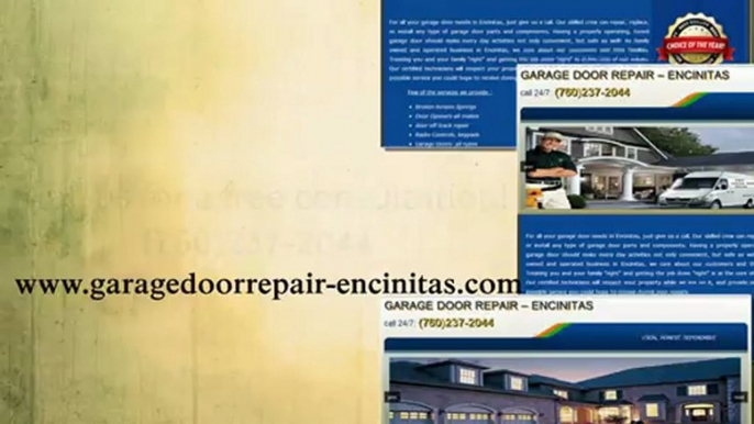 GARAGE DOOR REPAIR ENCINITAS | (760)237-2044 | GARAGE DOOR REPAIR ENCINITAS CA | GARAGE DOOR REPAIR