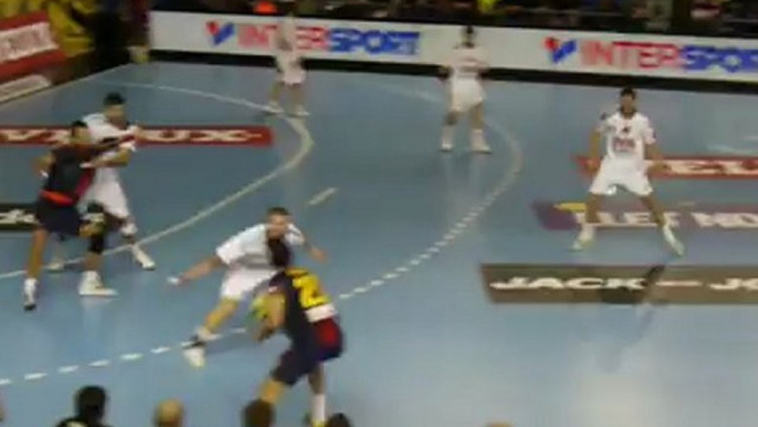 Barcelone - Szeged / Arrêt Mikler / Handball Ligue des Champions