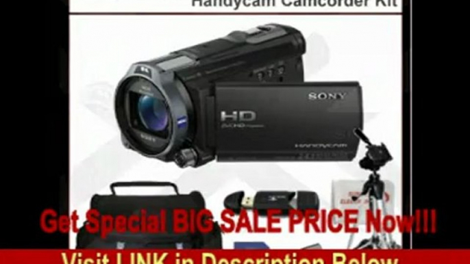 [BEST BUY] Sony HDR-CX760V Handycam Camcorder + Accessory Kit. This Package Includes the Sony CX760V Camcorder(Black), 32GB Memory Card, Memory Card Reader, Extended Life Battery, Rapid Travel Charger, 72 Tripod