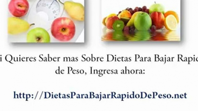 Dietas Para Bajar Rápido de Peso Bajar 3 Kilos en 4 Días.