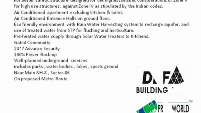 DLF New Project Sector 86 9910002540 DLF New Project Sector 86 Gurgaon