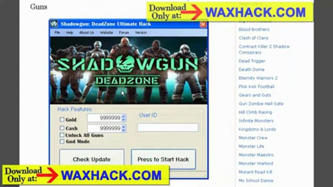 ShadowGun Deadzone Hacks for unlimited Gold and Cash - No rooting Best ShadowGun Hack