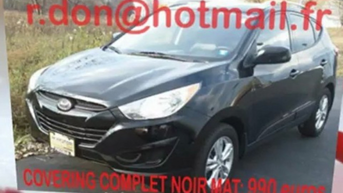 Hyundai Tucson, Hyundai Tucson, essai video Hyundai Tucson, Hyundai Tucson covering, Hyundai Tucson peinture noir mat