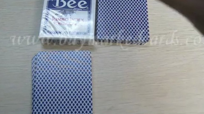 POKER-PLAYING-CARDS--Bee-Blue--Poker-Card-Trick