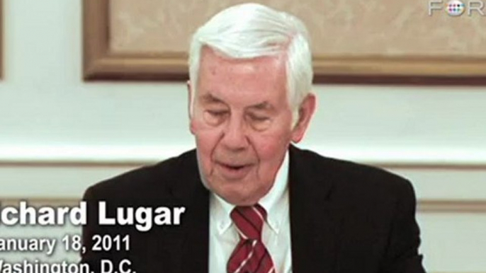 Senator Lugar on Tea Party Primary Challenge in 2012