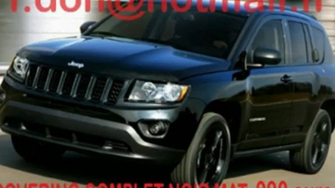 Jeep Compass, Jeep Compass, Jeep Compass essai video, Jeep Compass covering, Jeep Compass peinture noir mat