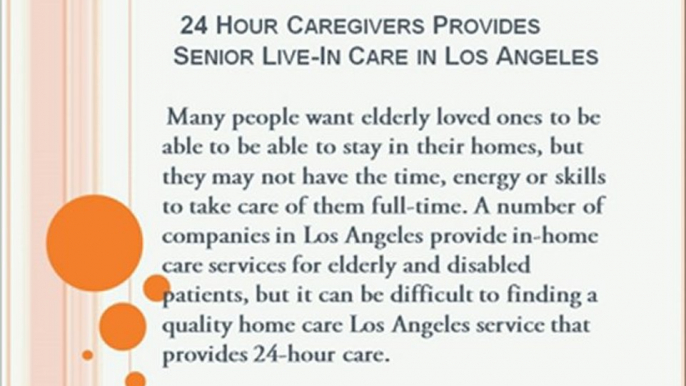 how to find quality in home care givers in los angeles