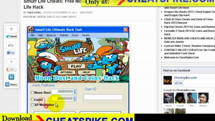 Smurf Life Cheats for 99999999 Moon Dust iOs -- Best Version Smurf Life Hack Coins