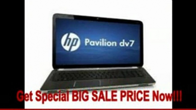 HP Pavilion dv7t QE Laptop PC, Intel i7-2670QM 2.2GHz, 17.3 Display, 8GB, 750GB HDD, 1GB 7470M Graphics, Blu-ray player, Windows 7 Home Premium