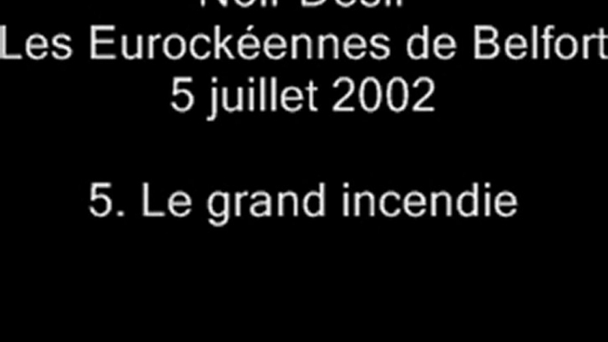 06.Le grand Incendie - Noir Désir aux Eurockéennes de Belfort le 5 juillet 2002