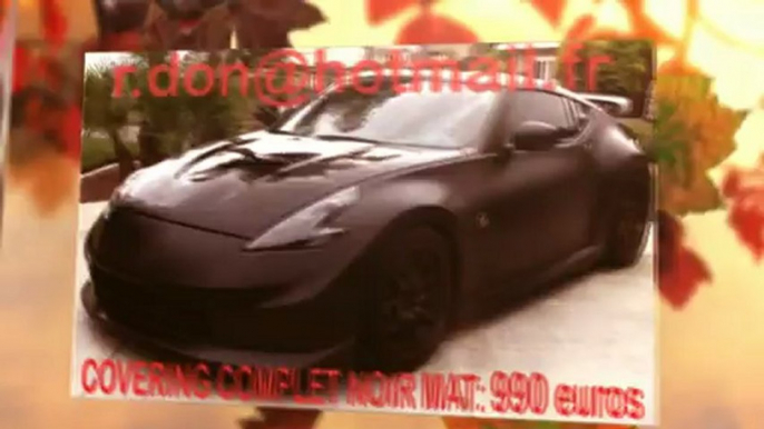 Nissan 370Z, Nissan 370Z, essai video Nissan 370Z, covering Nissan 370Z, Nissan 370Z peinture noir mat