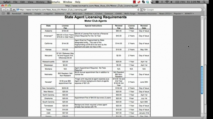 MCA Motor Club Of America | Motor Club State License Requirement