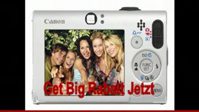 Canon Digital IXUS 80 IS Digitalkamera (8 Megapixel, 3-fach opt. Zoom, 6,4 cm (2,5 Zoll) Display, Bildstabilisator) silber