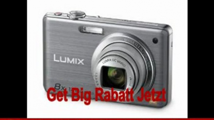 Panasonic LUMIX DMC-FS33EG-S Digitalkamera (14 Megapixel, 8-fach opt. Zoom, 7,62 cm Display, Bildstabilisator) silber