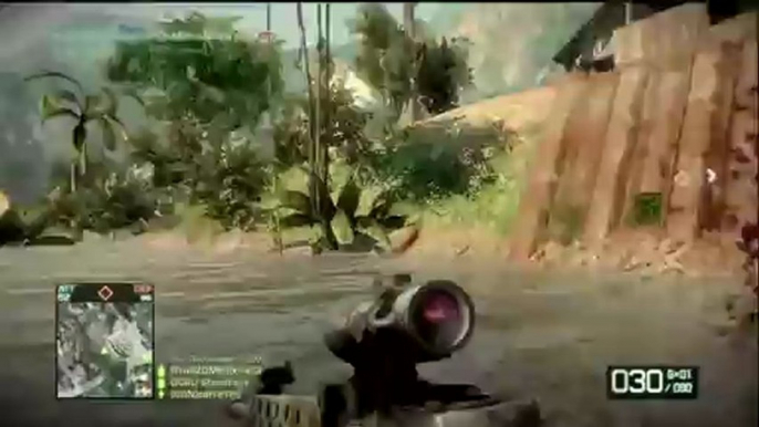 BFBC2 Commentary: Laguna Presa Rush Attack (2 of 2) M16A2 Gameplay