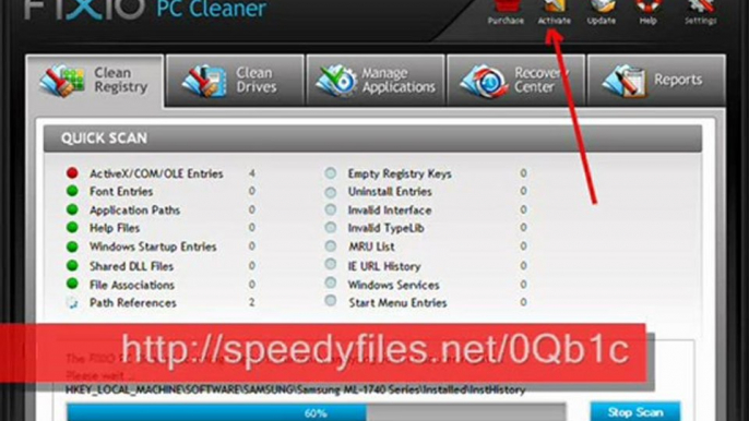 Fixio PC Cleaner 2013 Serial Key - Free Activation Code for Fixio PC Cleaner