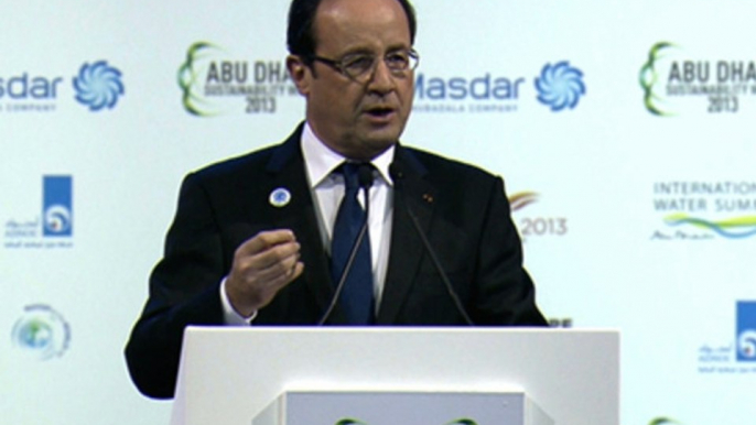 Discours à l'occasion du World Future Energy Summit aux Emirats Arabes Unis