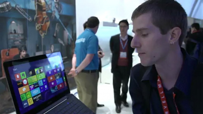 Samsung Series 7 Chronos Gaming & Series 7 Ultrabook with Touch Screen Linus Tech Tips CES 2013
