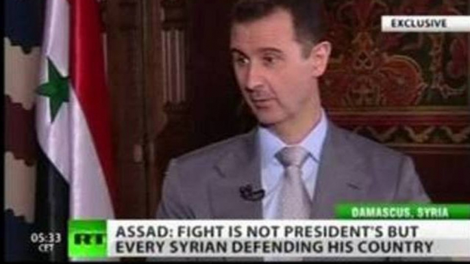 "Pas de guerre civile" en Syrie, selon Bachar Al-Assad