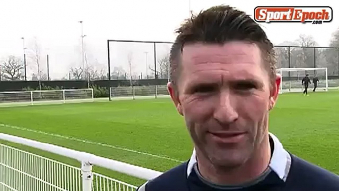 [www.sportepoch.com]An exclusive visit to the Robbie Keane walked into the Spurs training camp