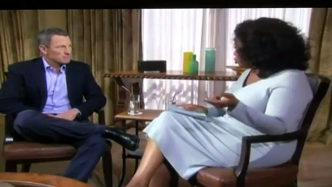 Lance Armstrong. Face à l'animatrice Oprah Winfrey 18/01/2013