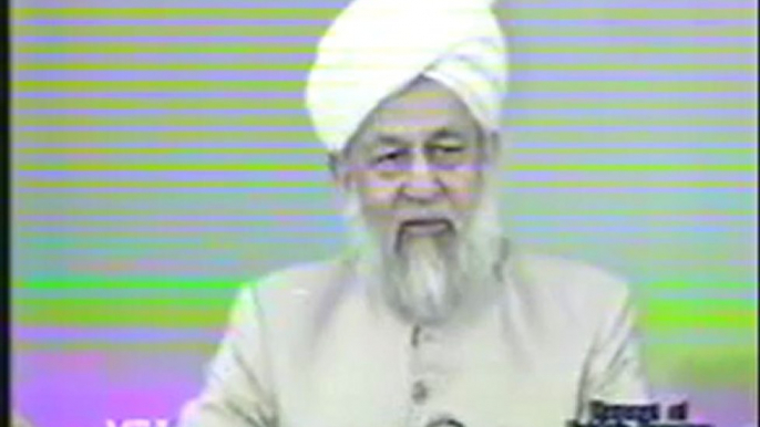 Mirza Tahir Ahmed admitting illness during Mubahila.