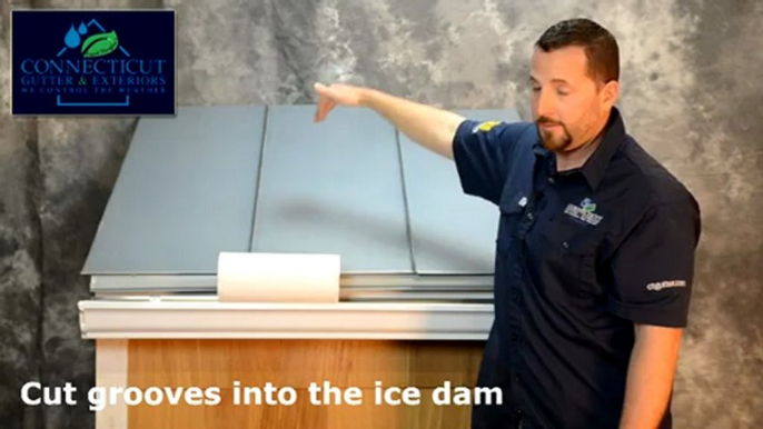 Gutters CT: What To Do About Ice Damming - Gutters & Roof