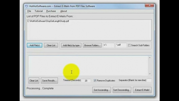 How to Extract Email PDF File Software to get emails from Multiple PDF Documents