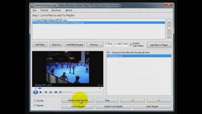 How to Delete Windows Media Player Files from Playlists all at once