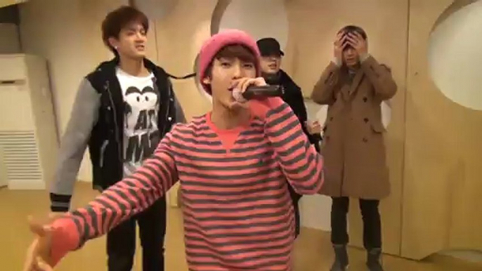 130101 Hyunsik’s Sixth Sense S2 - BTOB’s Peniel, Ilhoon, Minhyuk & Sungjae Nillili Mambo Karaoke Cover