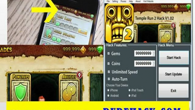 Temple Run 2 Cheats for 99999999 Coins - No rooting -- Best Temple Run 2 Coins Cheat